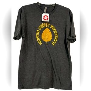 NWT Nassau Wildlife sanctuary, gray T-shirt, size medium